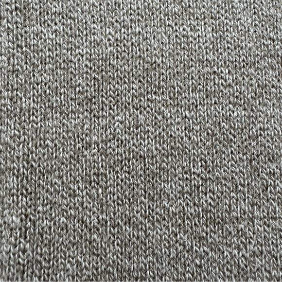 American Eagle Beige Tan Cotton Half Zip & Button Up Knitted Sweater Athletic M - Picture 9 of 11